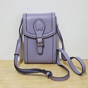 Sam Edelman Lavender Small Crossbody Bag with Adjustable Strap